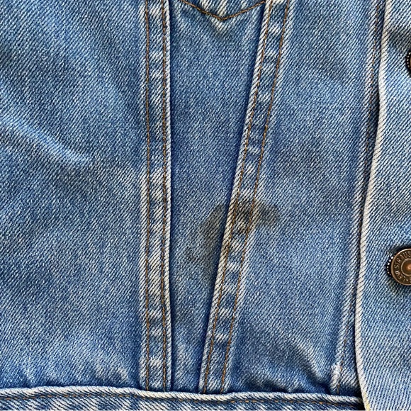vintage denim levi’s jacket size S - Picture 2 of 9